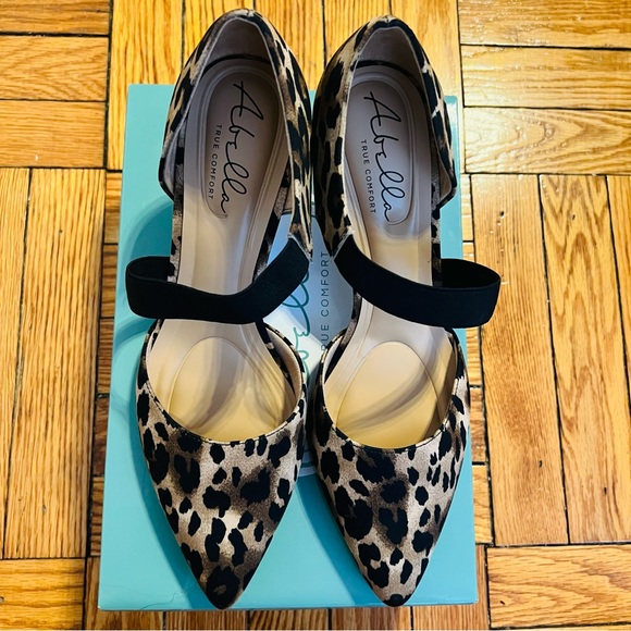 NEW ABELLA TRUE COMFORT LEOPARD HEELS SIZE 10 - Picture 10 of 10